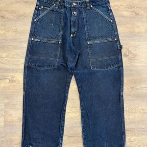 Phat Farm Dark Blue Relaxed Men's Jeans 38x26